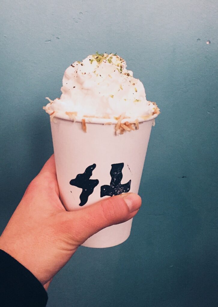 doppio con panna