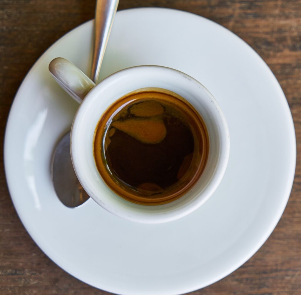 a ristretto cup