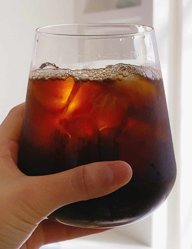 iced blonde americano