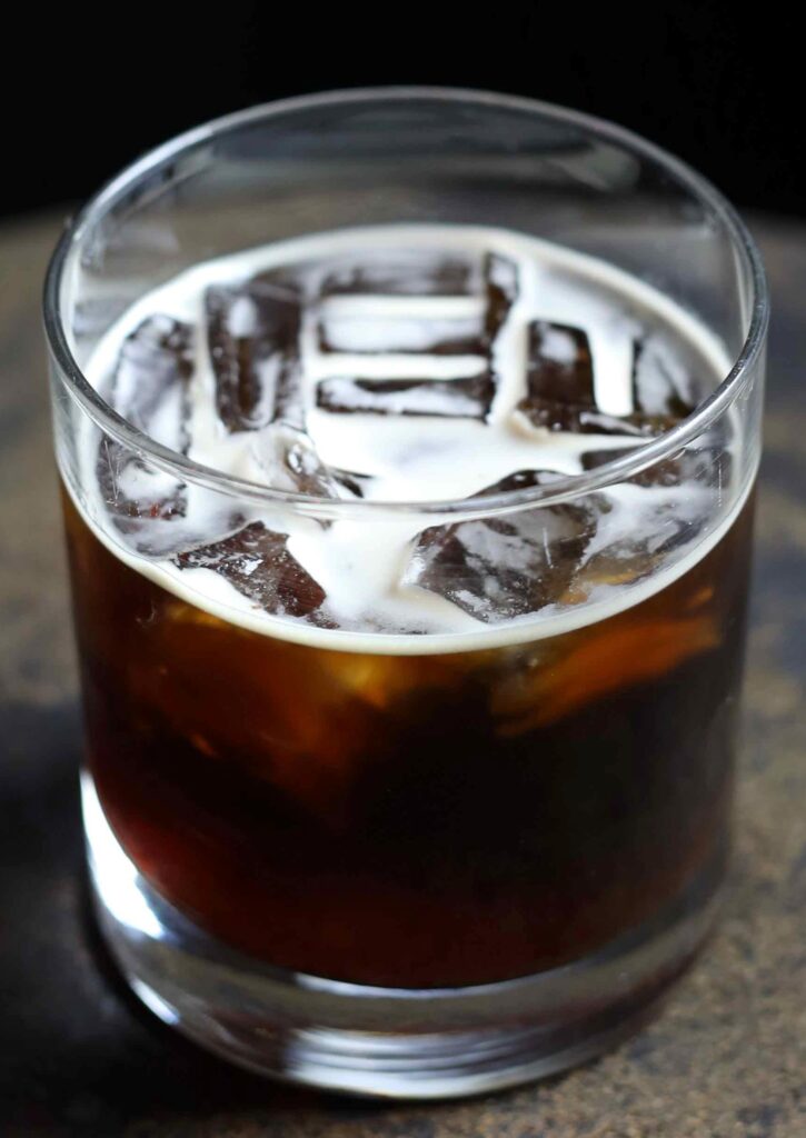 iced coffee drink without added flavors