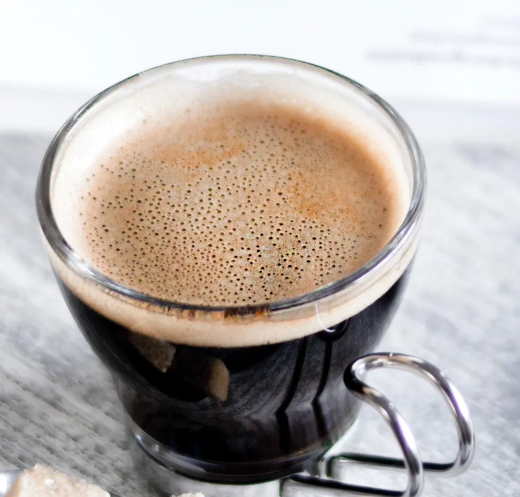 a cup of espresso