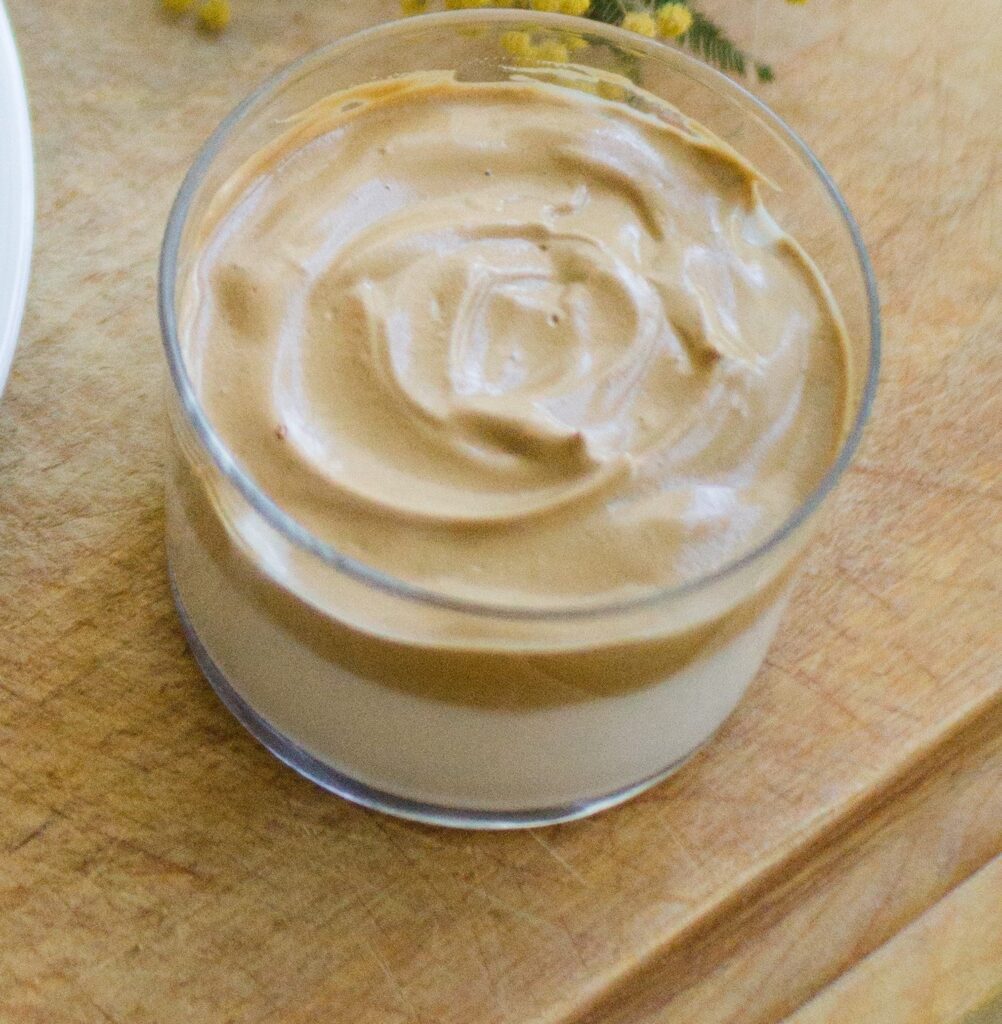 caramel latte glass