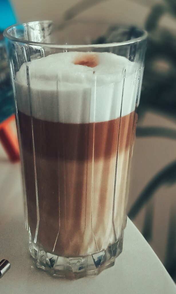 caramel macchiato glass