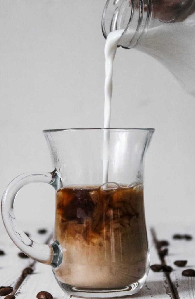 A cup is ready