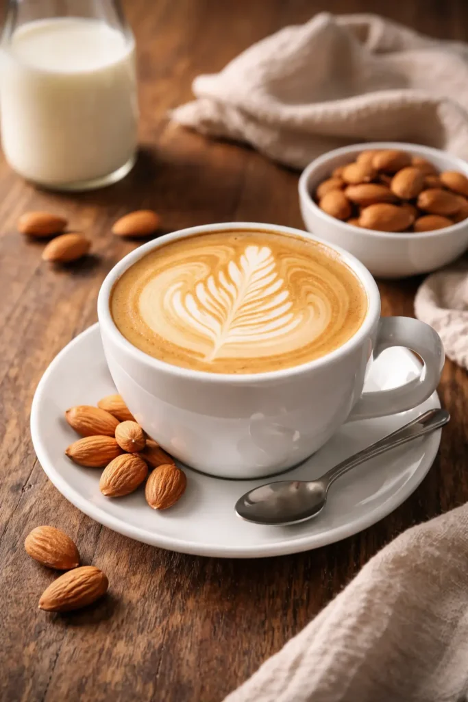 almond milk cappuccino