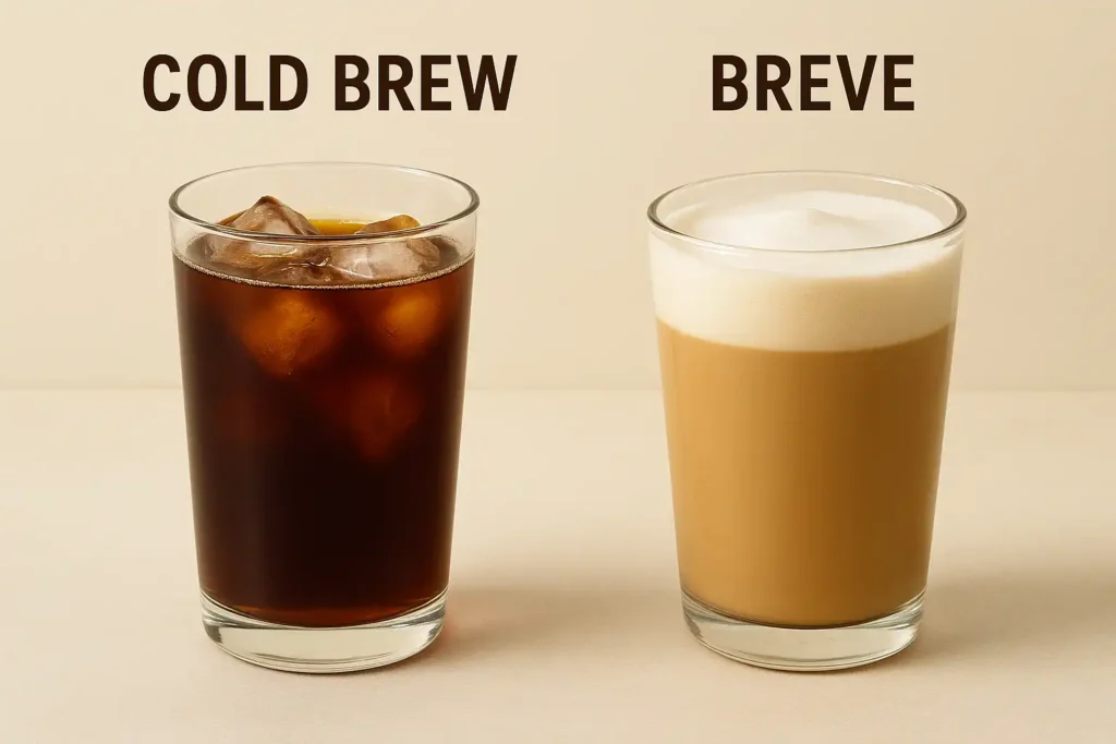 cold brew vs breve