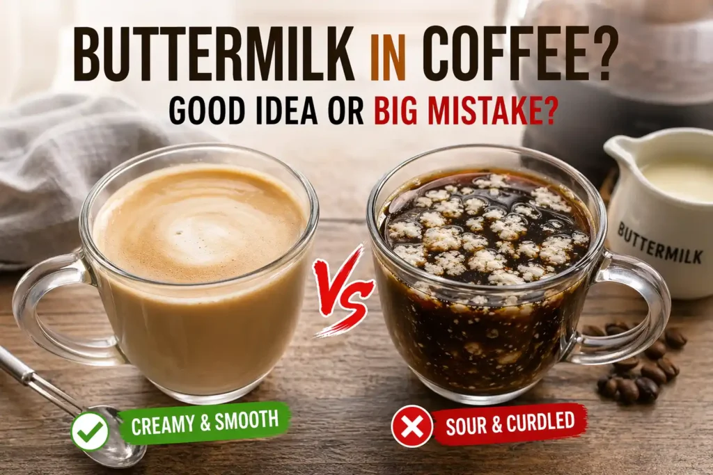 buttermilk in coffee