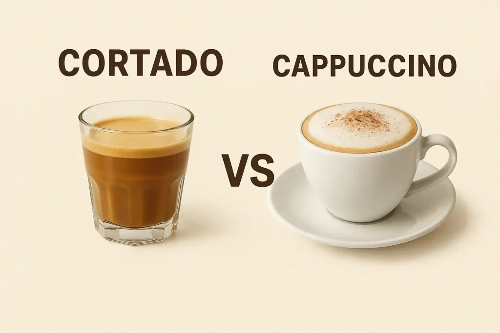 cortado vs cappuccino