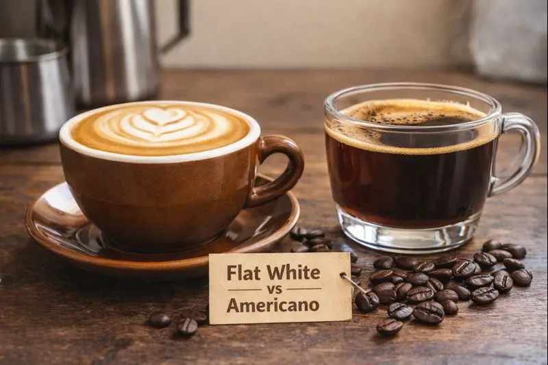 Flat white vs americano