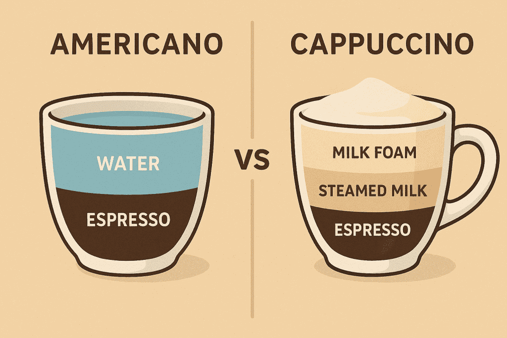 cappuccino vs americano
