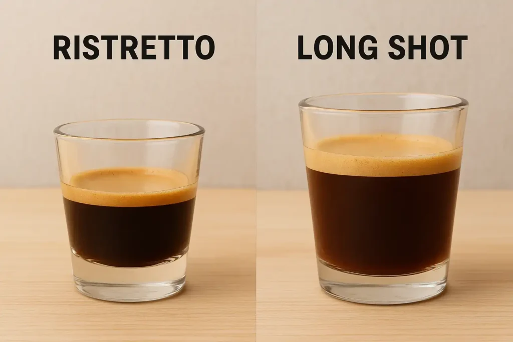 Ristretto vs long shot