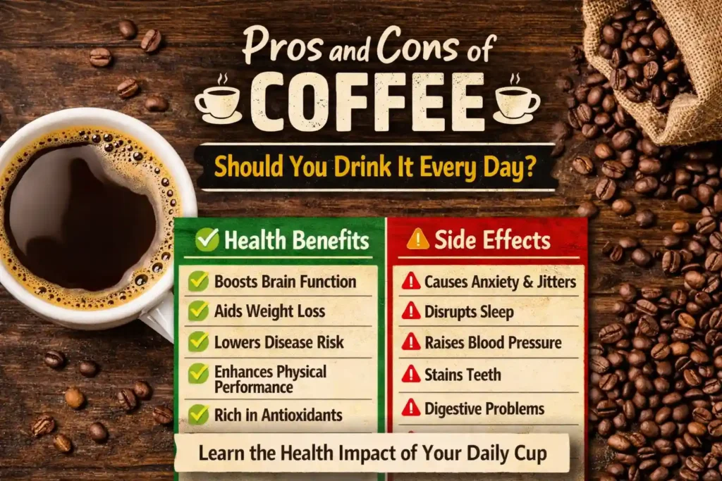 Pros and Cons of Coffee