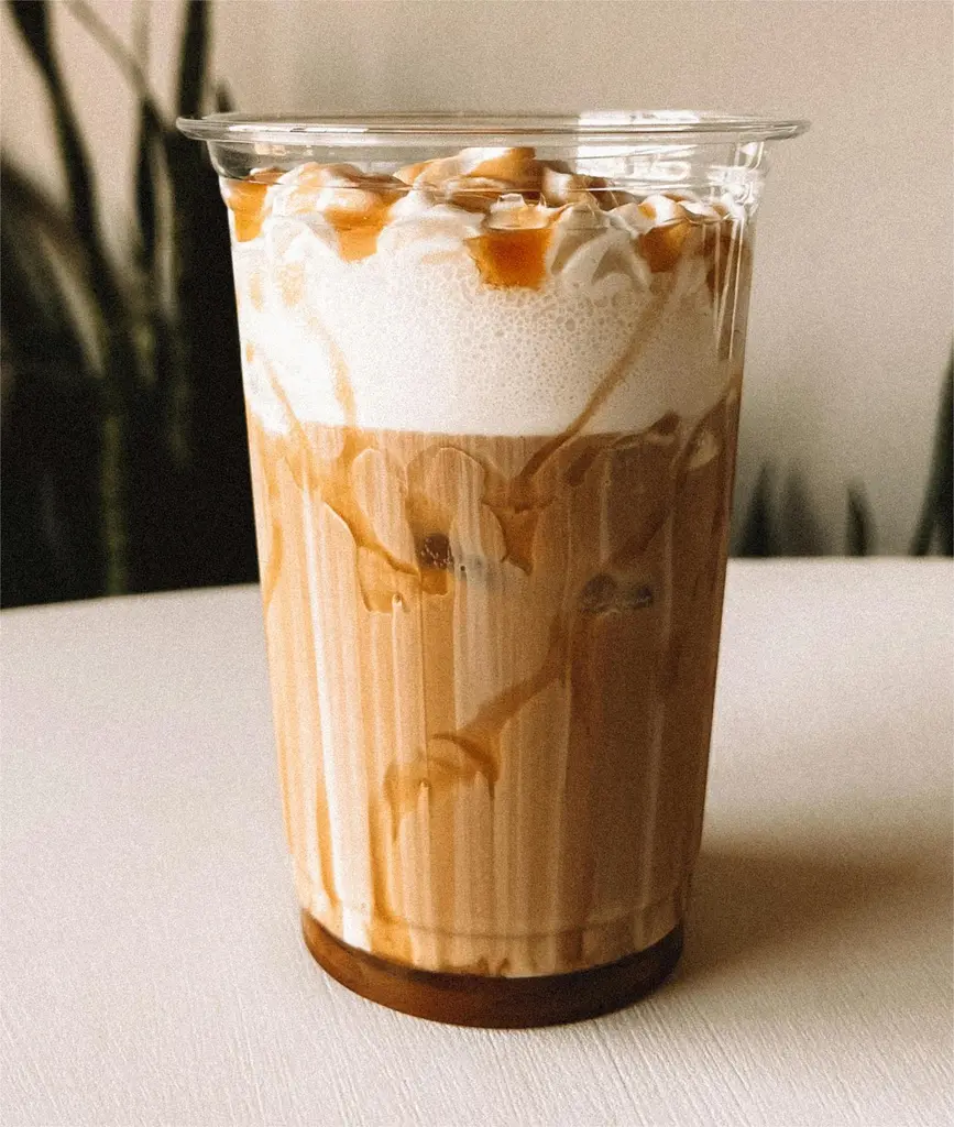iced caramel coffee
