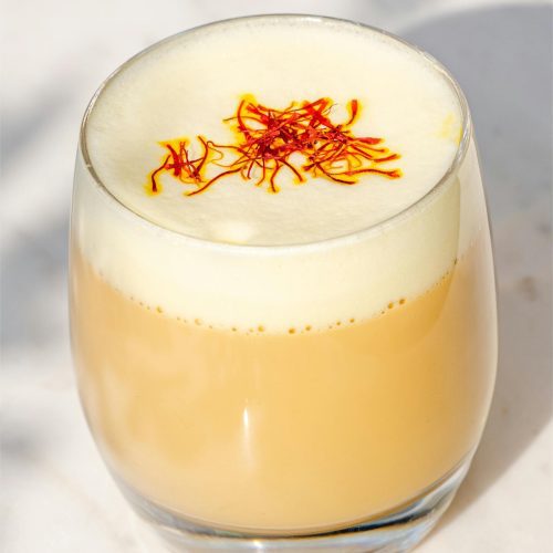 saffron latte