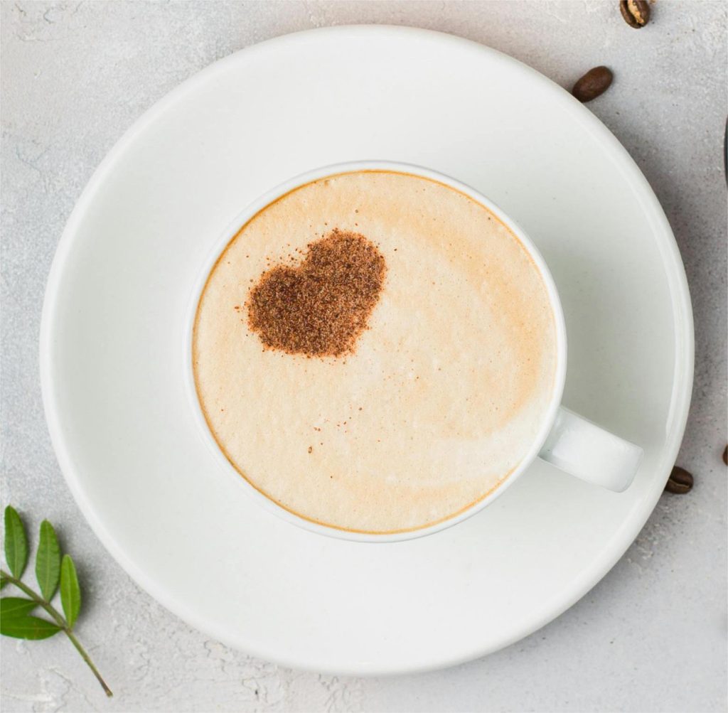 saffron latte