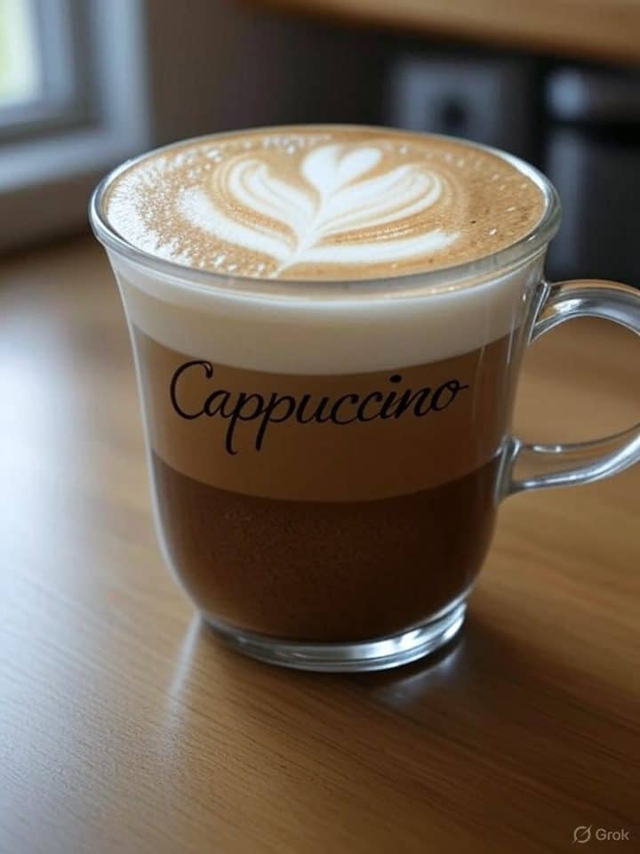 Cappuccino glass
