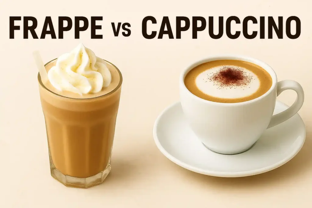 frappe vs cappuccino