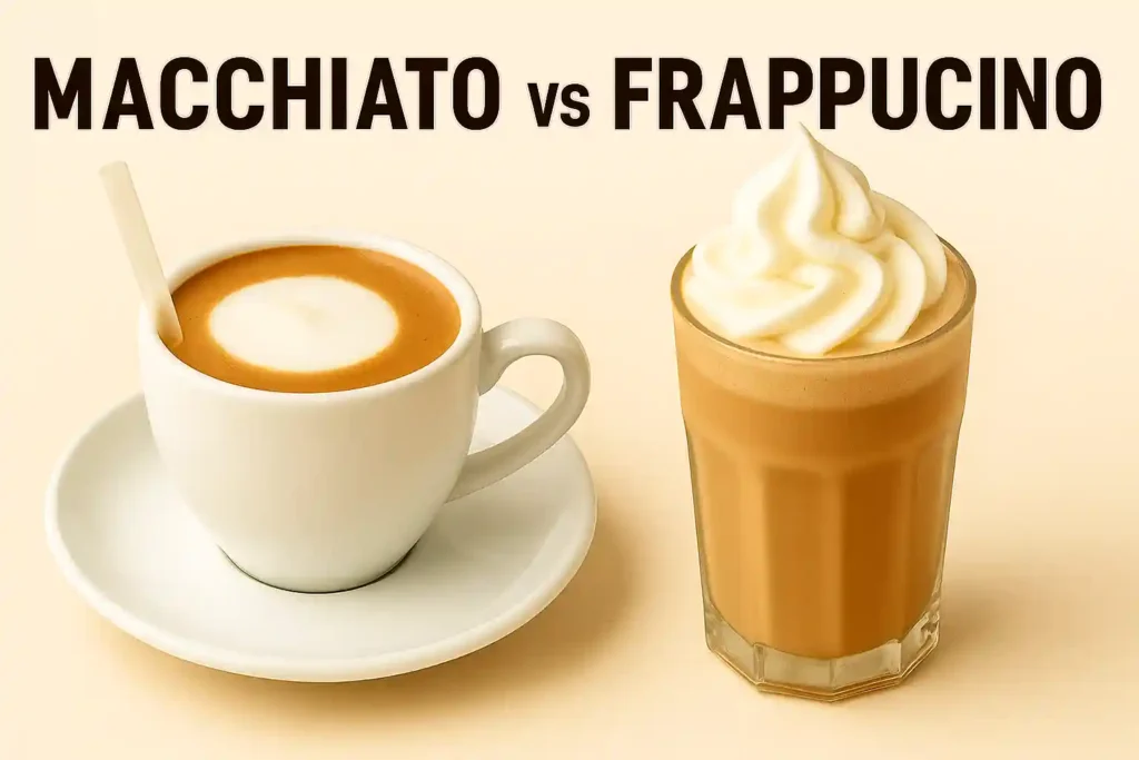 macchiato vs frappuccino