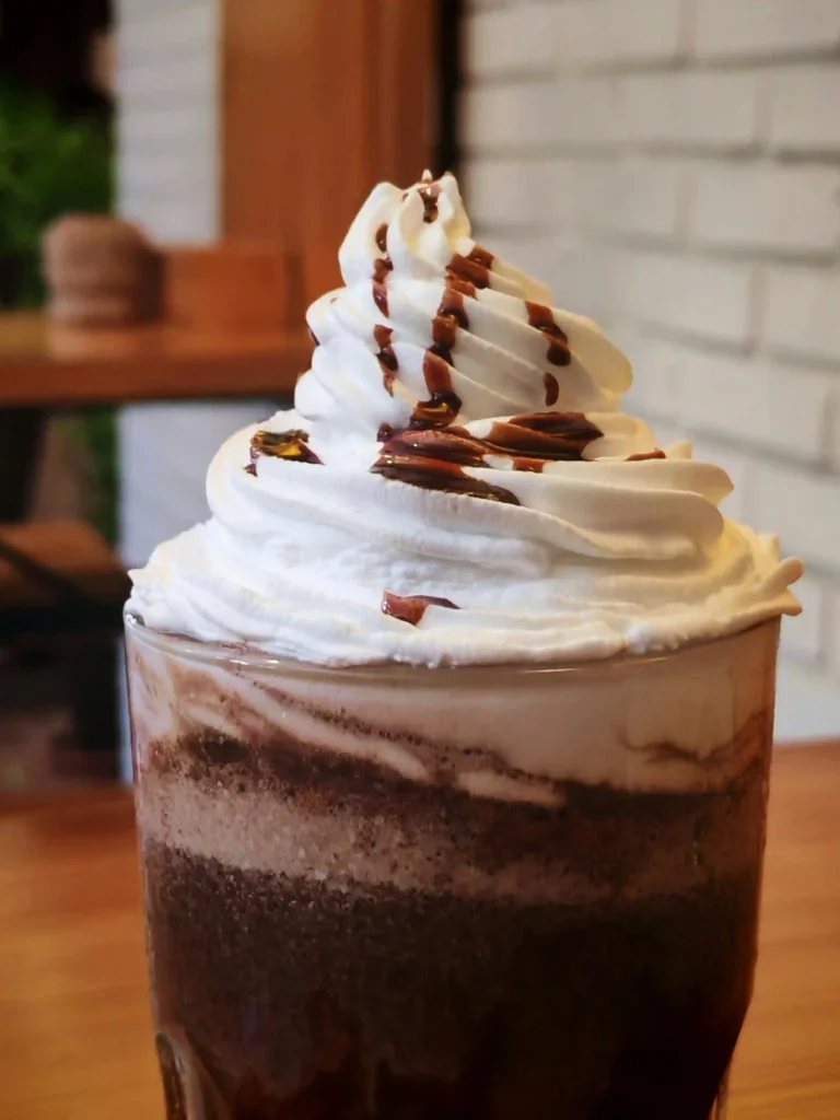 homemade frappuccino glass