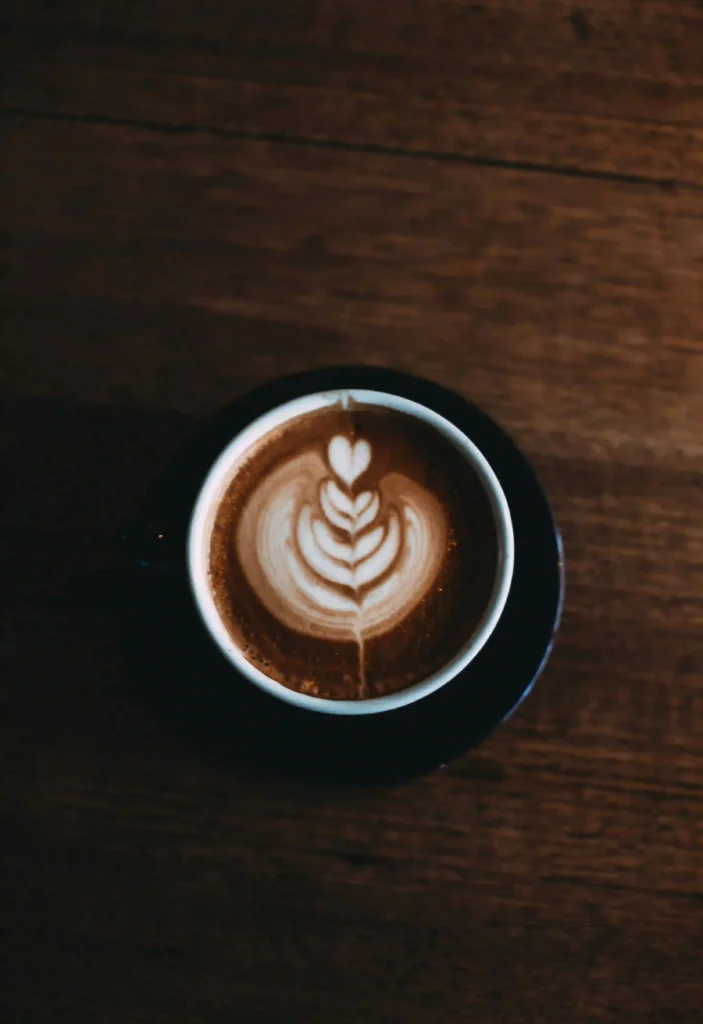 Mocha coffee cup