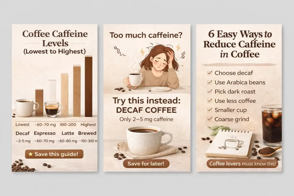 guide how to reduce caffeine in coffee